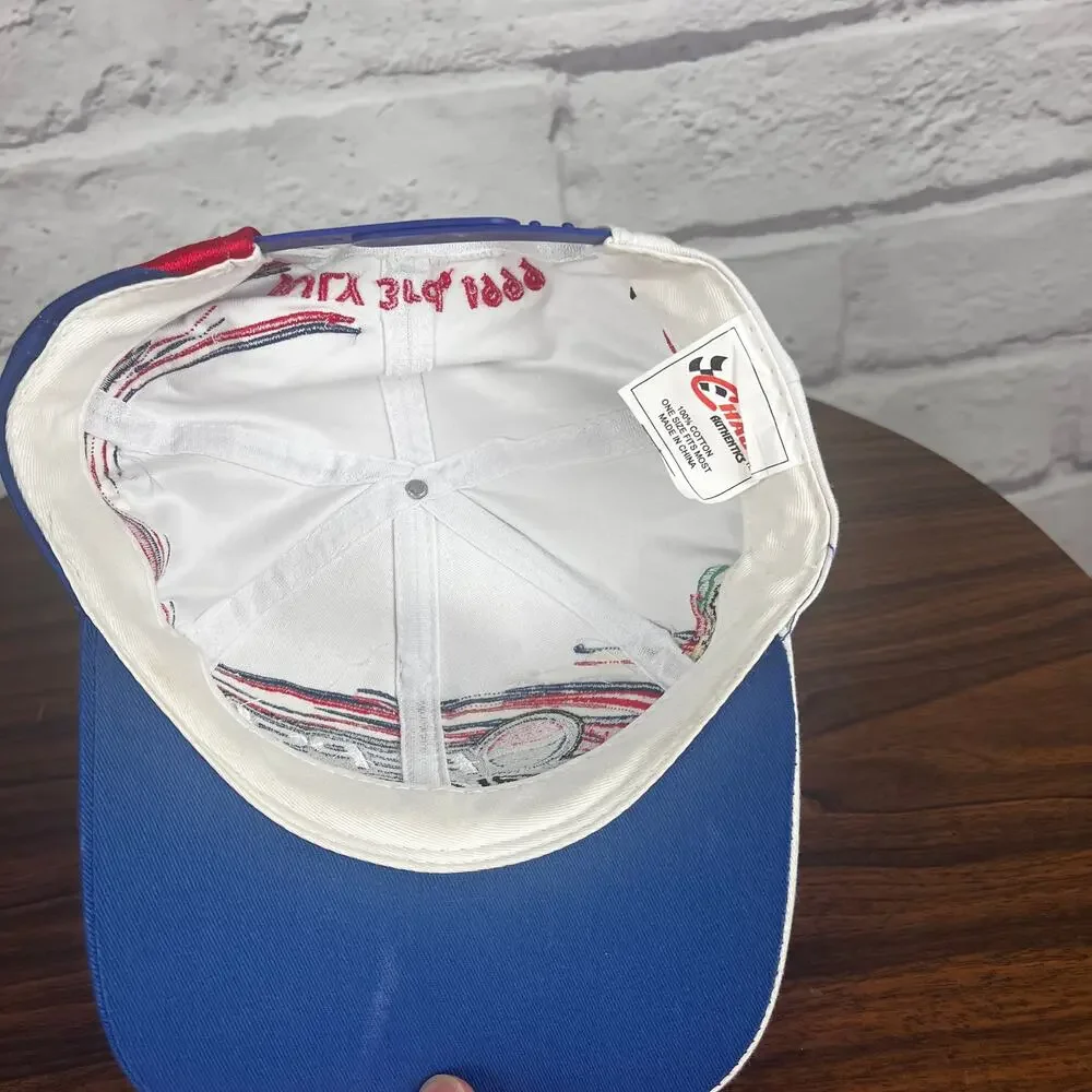 Chase Authentics Mens OS Vintage Y2K Streetwear 1999 Pepsi 400 Hat With Pin
